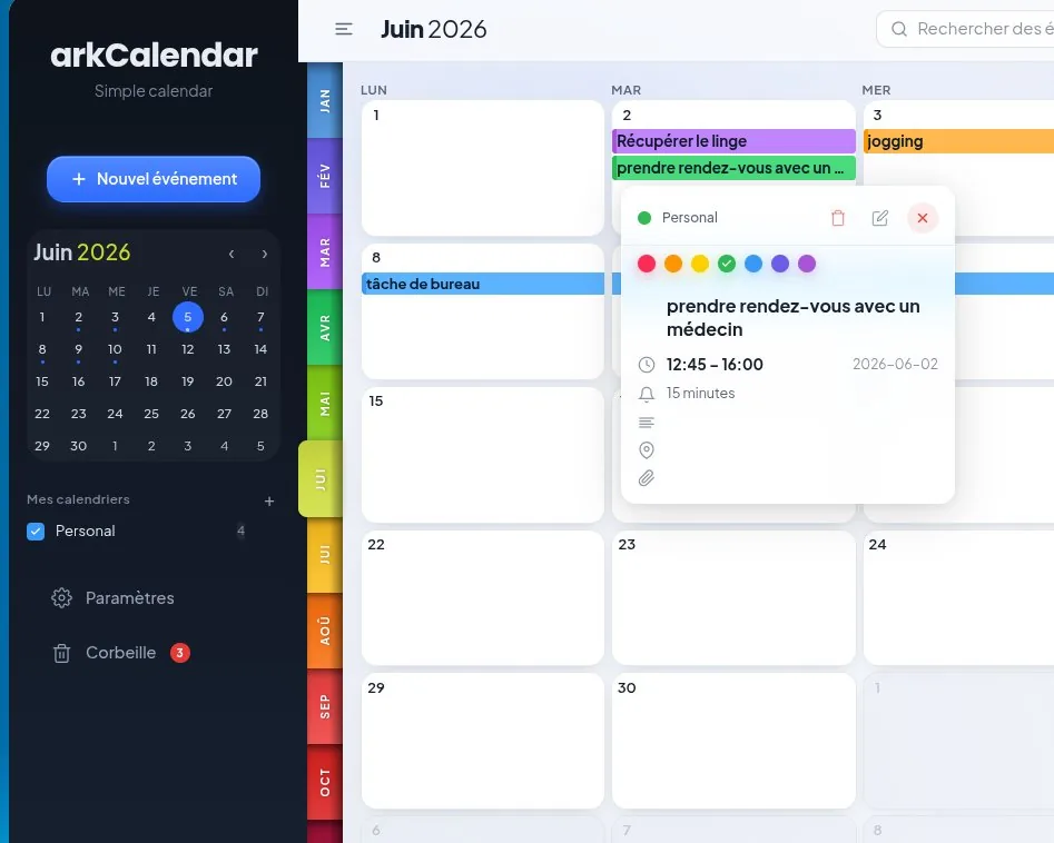 arkCalendar